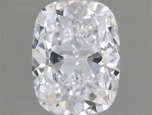 0.95ct CUSHION D VVS2 Lab diamond