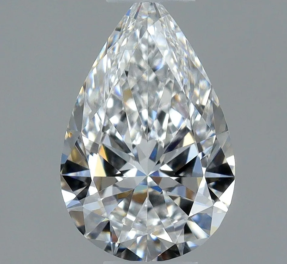 0.41ct PEAR D VS2 Natural diamond
