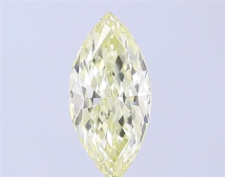 1.65ct MARQUISE Fancy Light Yellow VS1 Coloured Lab diamond