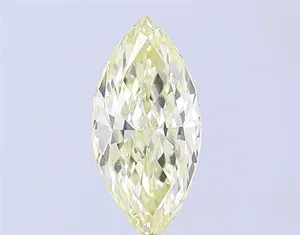 1.65ct MARQUISE Fancy Light Yellow VS1 Coloured Lab diamond