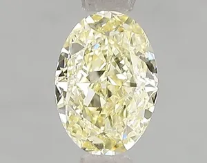 1.03ct OVAL Fancy Intense Yellow VS2 Coloured Lab diamond