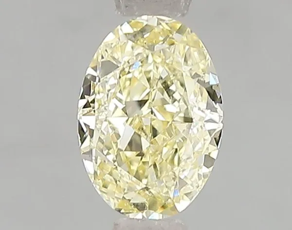 1.03ct OVAL Fancy Intense Yellow VS2 Coloured Lab diamond