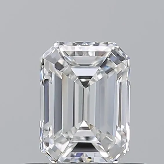 0.6ct EMERALD F VS1 Natural diamond