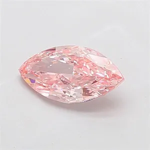 1.54ct MARQUISE Fancy Vivid Pink VS1 Coloured Lab diamond