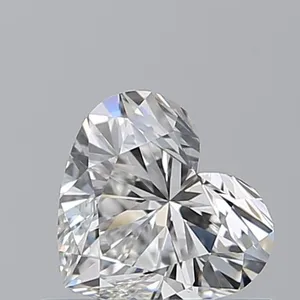 0.53ct HEART F VVS1 Natural diamond