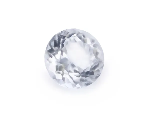 1.13ct Blue Aquamarine, Round cut gemstone