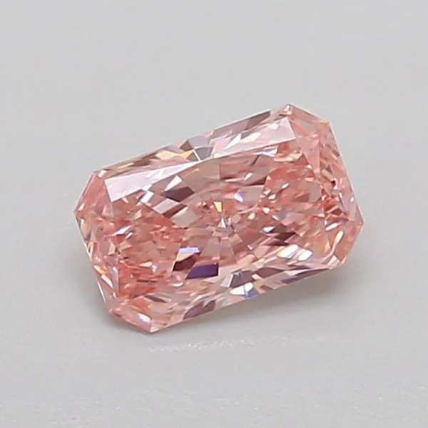 0.51ct RADIANT Fancy Intense Pink VS1 Coloured Lab diamond