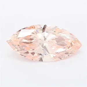 1.09ct MARQUISE Fancy Vivid Pink VVS2 Coloured Lab diamond