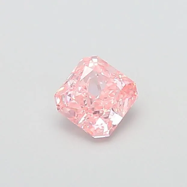 0.96ct RADIANT Fancy Vivid Pink VS1 Coloured Lab diamond