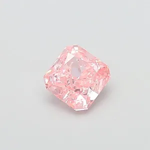 0.96ct RADIANT Fancy Vivid Pink VS1 Coloured Lab diamond