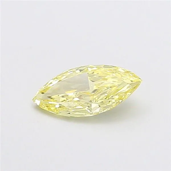 1.00ct MARQUISE Fancy Yellow VS1 Coloured Lab diamond