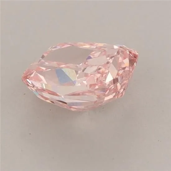 0.96ct CUSHION Fancy Vivid Pink VS1 Coloured Lab diamond