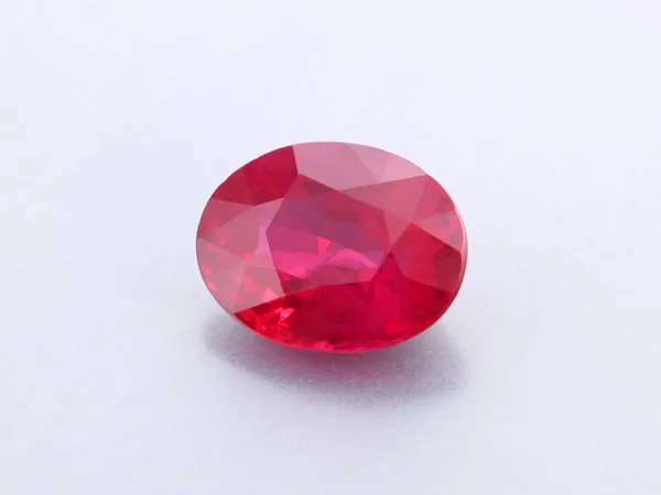 1.02ct Red Ruby, Oval cut gemstone