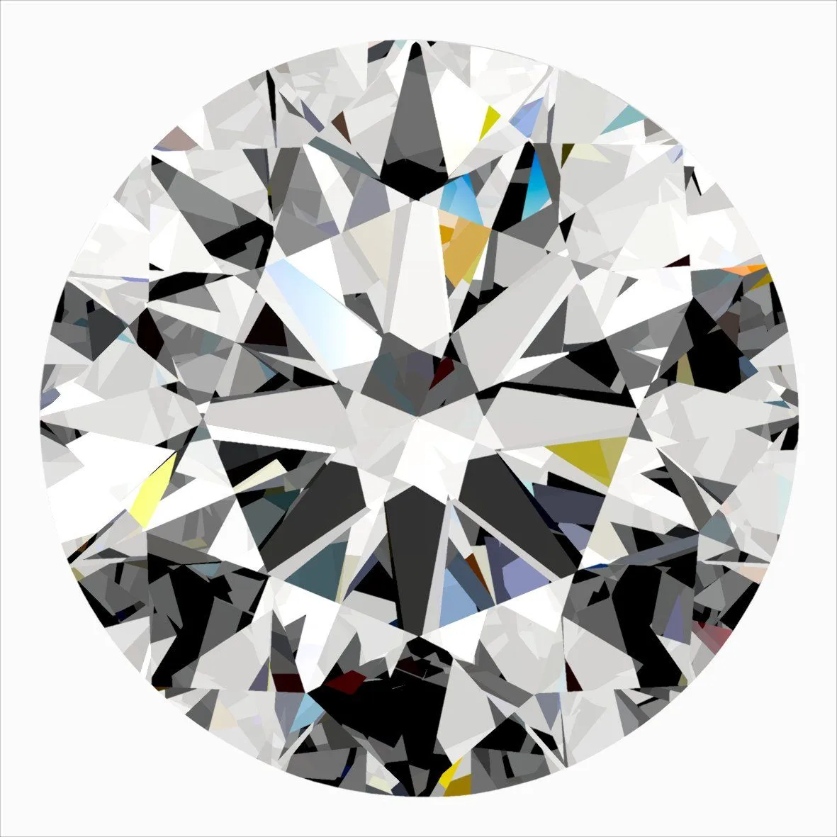 0.30ct ROUND H VS2 Natural diamond