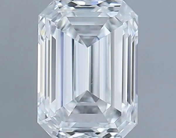 0.61ct EMERALD F VS2 Natural diamond