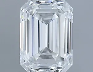 0.61ct EMERALD F VS2 Natural diamond