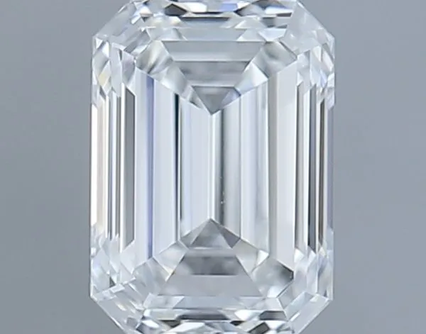 0.61ct EMERALD F VS2 Natural diamond
