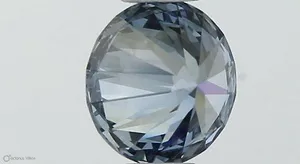 0.4ct ROUND Fancy Vivid Blue VVS2 Coloured Lab diamond
