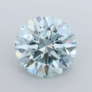 1ct ROUND Fancy Intense Blue VVS2 Coloured Lab diamond