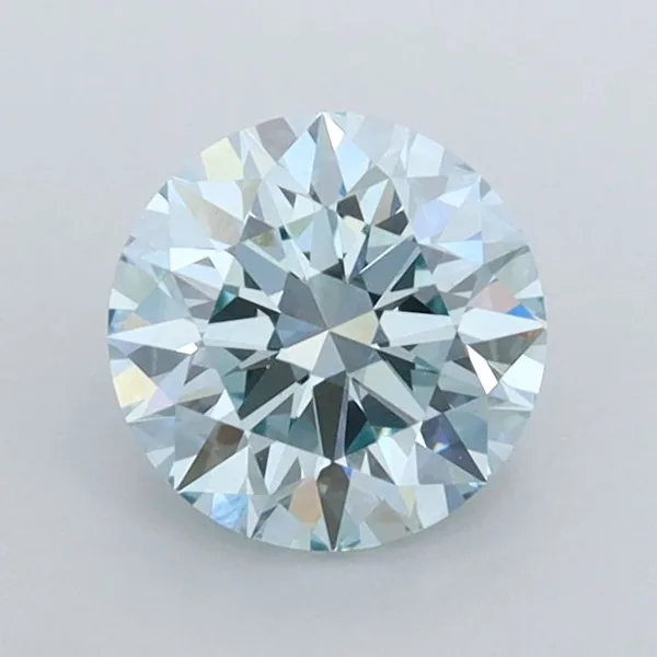 1ct ROUND Fancy Intense Blue VVS2 Coloured Lab diamond