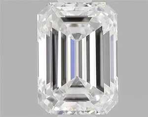 0.6ct EMERALD D VVS1 Natural diamond