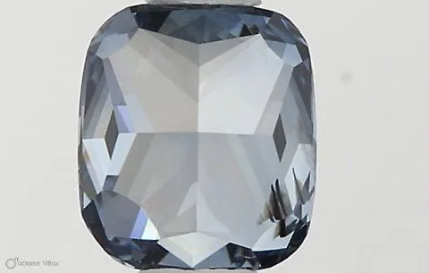 0.56ct CUSHION Fancy Deep Blue SI2 Coloured Lab diamond
