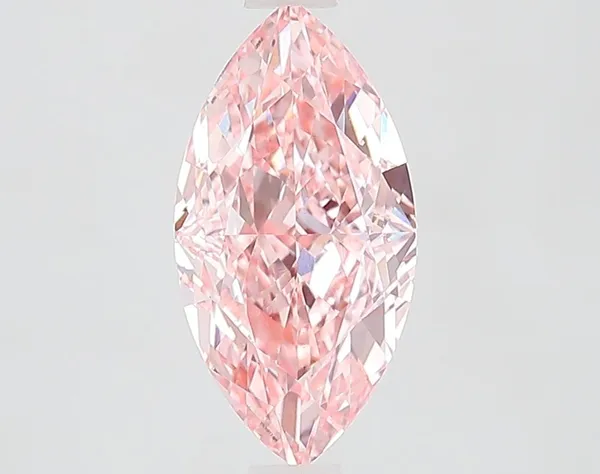 2.01ct MARQUISE Fancy Vivid Pink VS1 Coloured Lab diamond
