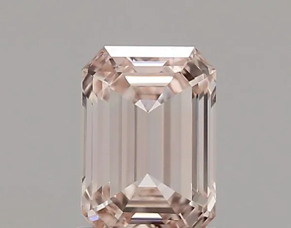1.01ct EMERALD Fancy Intense Pink VVS2 Coloured Lab diamond