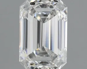 0.65ct EMERALD F VVS2 Lab diamond