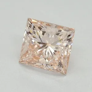 0.76ct PRINCESS Fancy Intense Pink VS1 Coloured Lab diamond