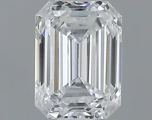 0.52ct EMERALD D VVS2 Natural diamond