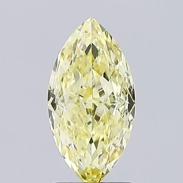 1.87ct MARQUISE Fancy Yellow VVS2 Coloured Lab diamond