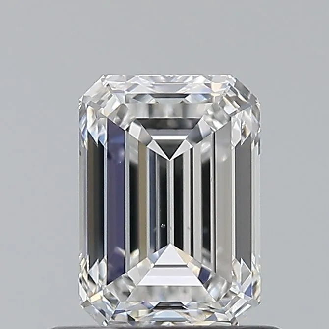 0.80ct EMERALD F VS2 Natural diamond