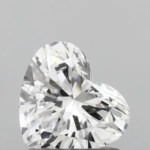 0.88ct HEART D VS1 Lab diamond