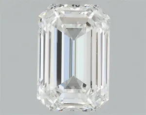 0.51ct EMERALD F VS2 Natural diamond