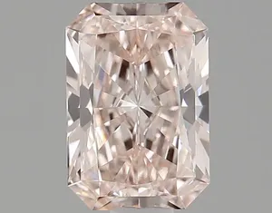 0.71ct RADIANT Fancy Intense Pink VVS1 Coloured Lab diamond