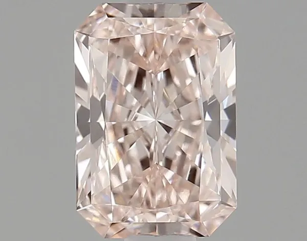 0.71ct RADIANT Fancy Intense Pink VVS1 Coloured Lab diamond