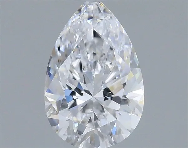 0.46ct PEAR D VVS2 Natural diamond