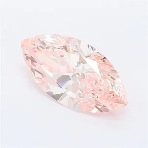 1.09ct MARQUISE Fancy Vivid Pink VVS2 Coloured Lab diamond