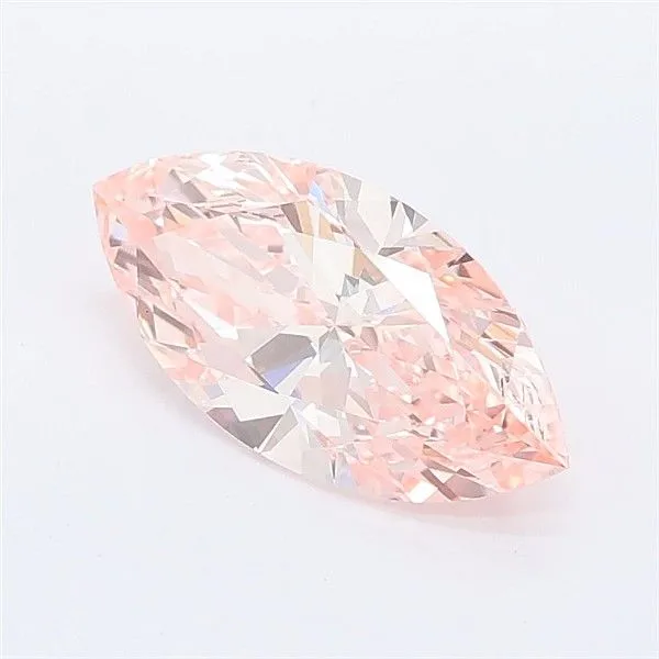 1.09ct MARQUISE Fancy Vivid Pink VVS2 Coloured Lab diamond