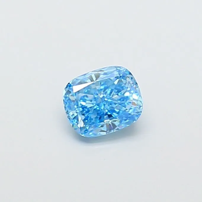 1.01ct CUSHION Fancy Vivid Blue VS1 Coloured Lab diamond