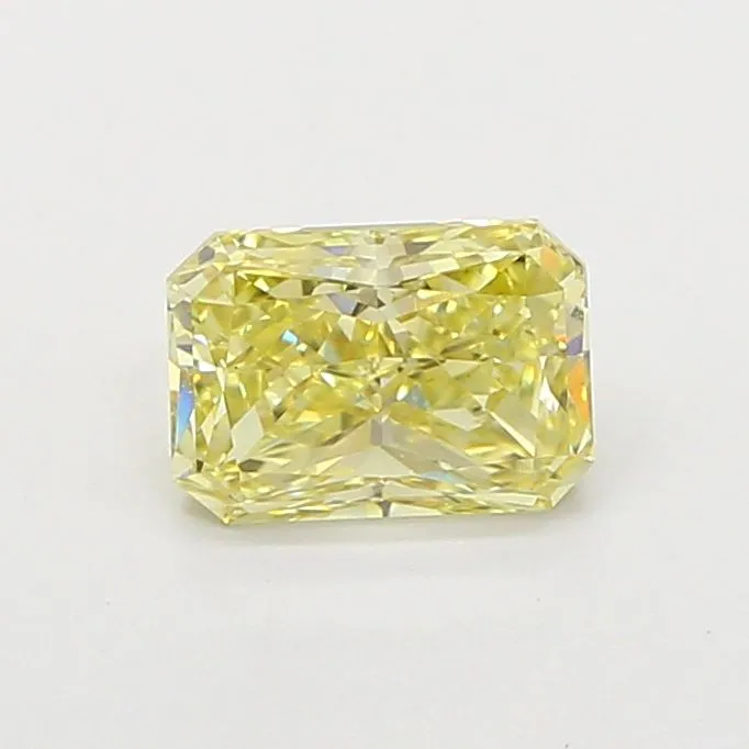 1.02ct RADIANT Fancy Intense Yellow VS2 Coloured Lab diamond