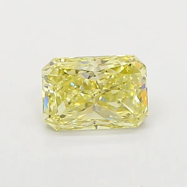 1.02ct RADIANT Fancy Intense Yellow VS2 Coloured Lab diamond