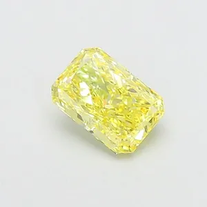 1.06ct RADIANT Fancy Intense Yellow VS2 Coloured Lab diamond