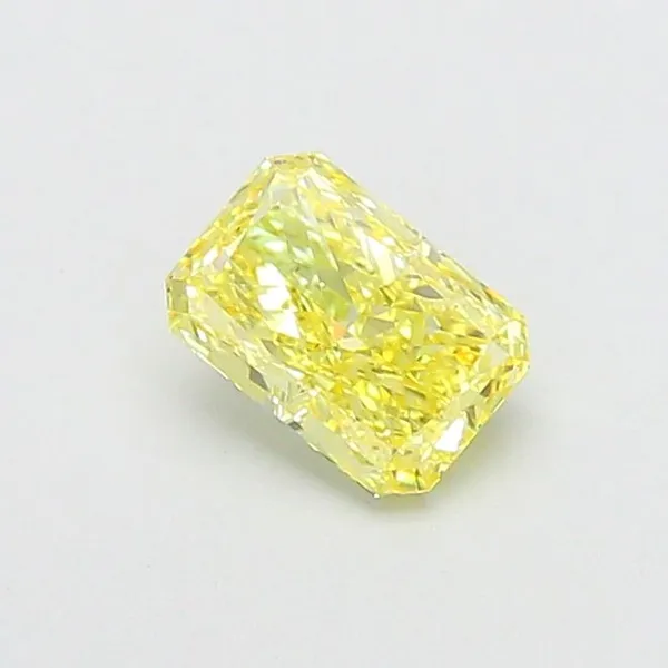 1.06ct RADIANT Fancy Intense Yellow VS2 Coloured Lab diamond