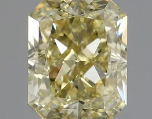 1.19ct RADIANT Fancy Light Yellow VS1 Coloured Lab diamond