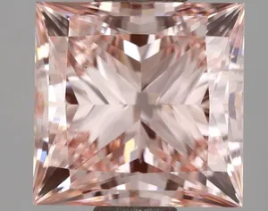 2.01ct PRINCESS Fancy Intense Pink VS1 Coloured Lab diamond
