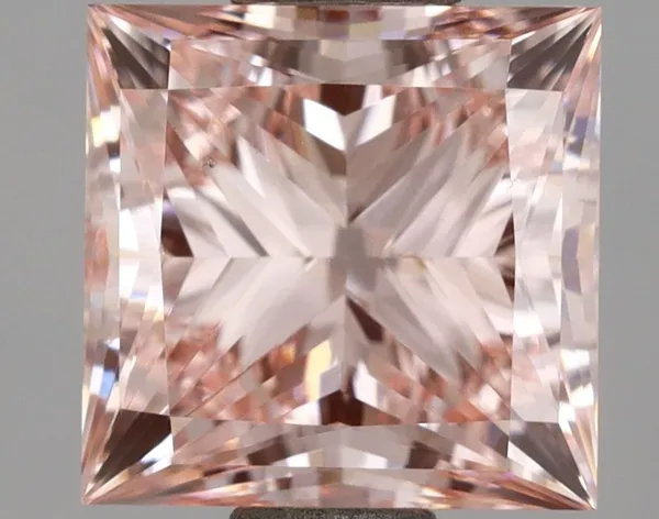 2.01ct PRINCESS Fancy Intense Pink VS1 Coloured Lab diamond