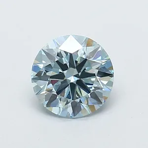 1.06ct ROUND Fancy Blue VVS2 Coloured Lab diamond