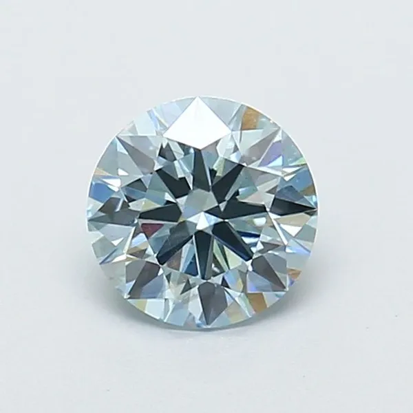 1.06ct ROUND Fancy Blue VVS2 Coloured Lab diamond